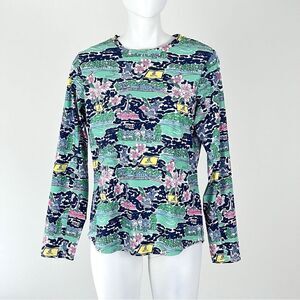 NWT Smith & Quinn Marlow Golf Long Sleeve Top Green Size L